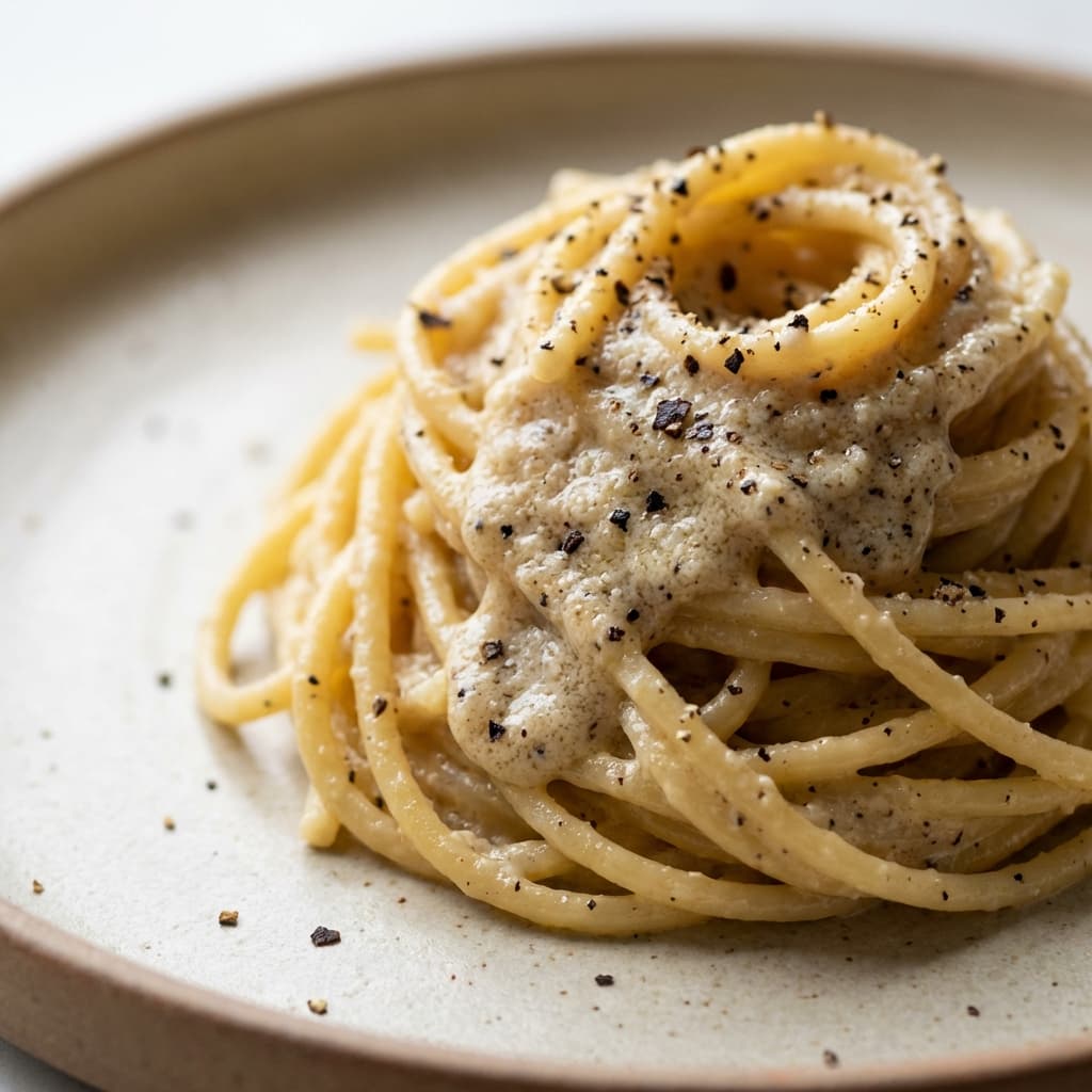 Cacio e Pepe: Roman alchemy: turning cheese and water into cream.