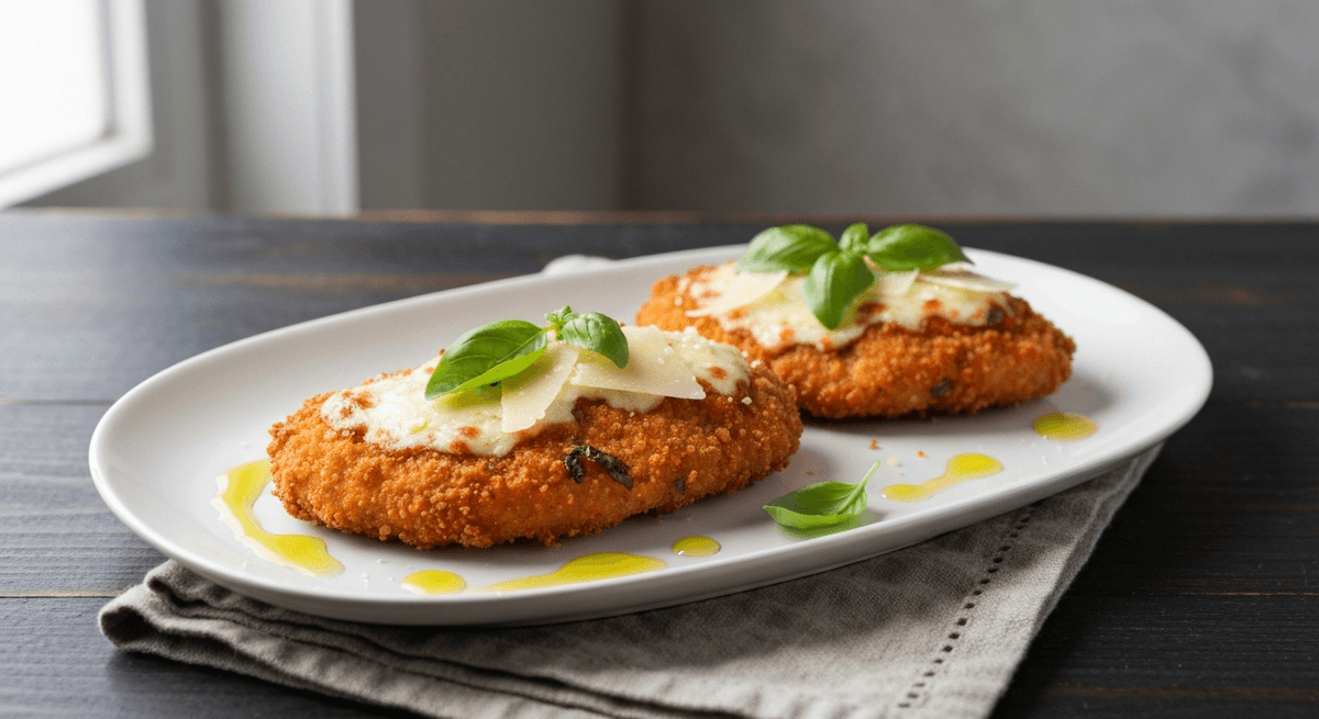 Chicken Parmesan (Baked + Air Fryer)