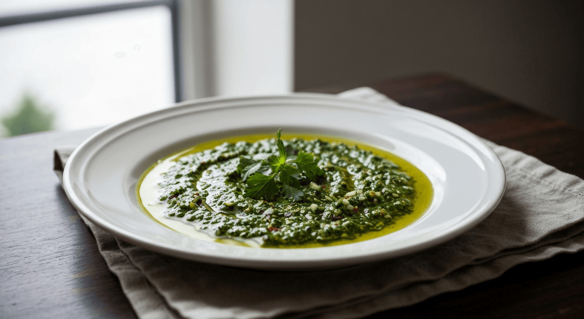 Experience the vibrant flavors of Argentina with this bright and herby chimichurri sauce. Perfect for grilled meats, vegetables, and more!