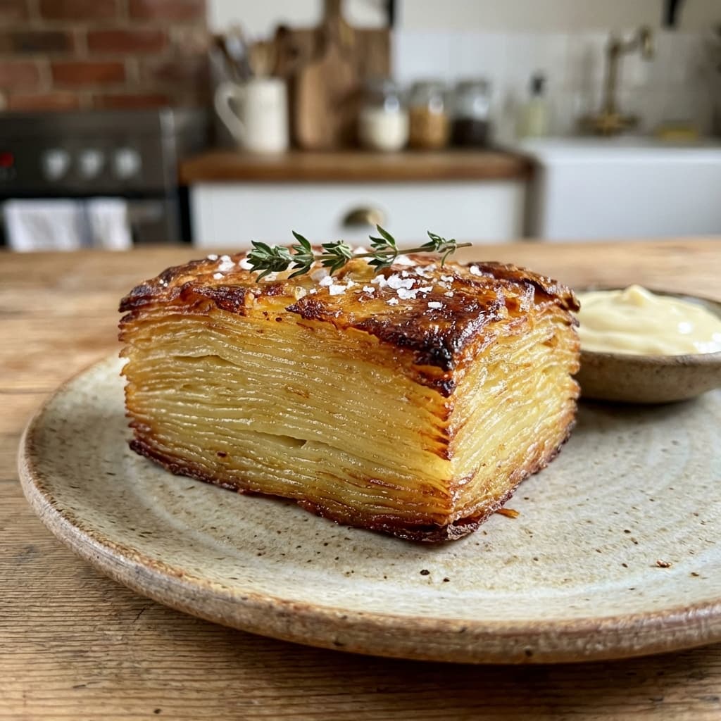 Confit Potatoes (Pave)