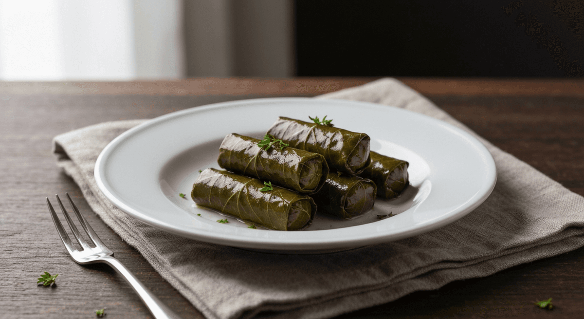 Dolmades — Stuffed Grape Leaves