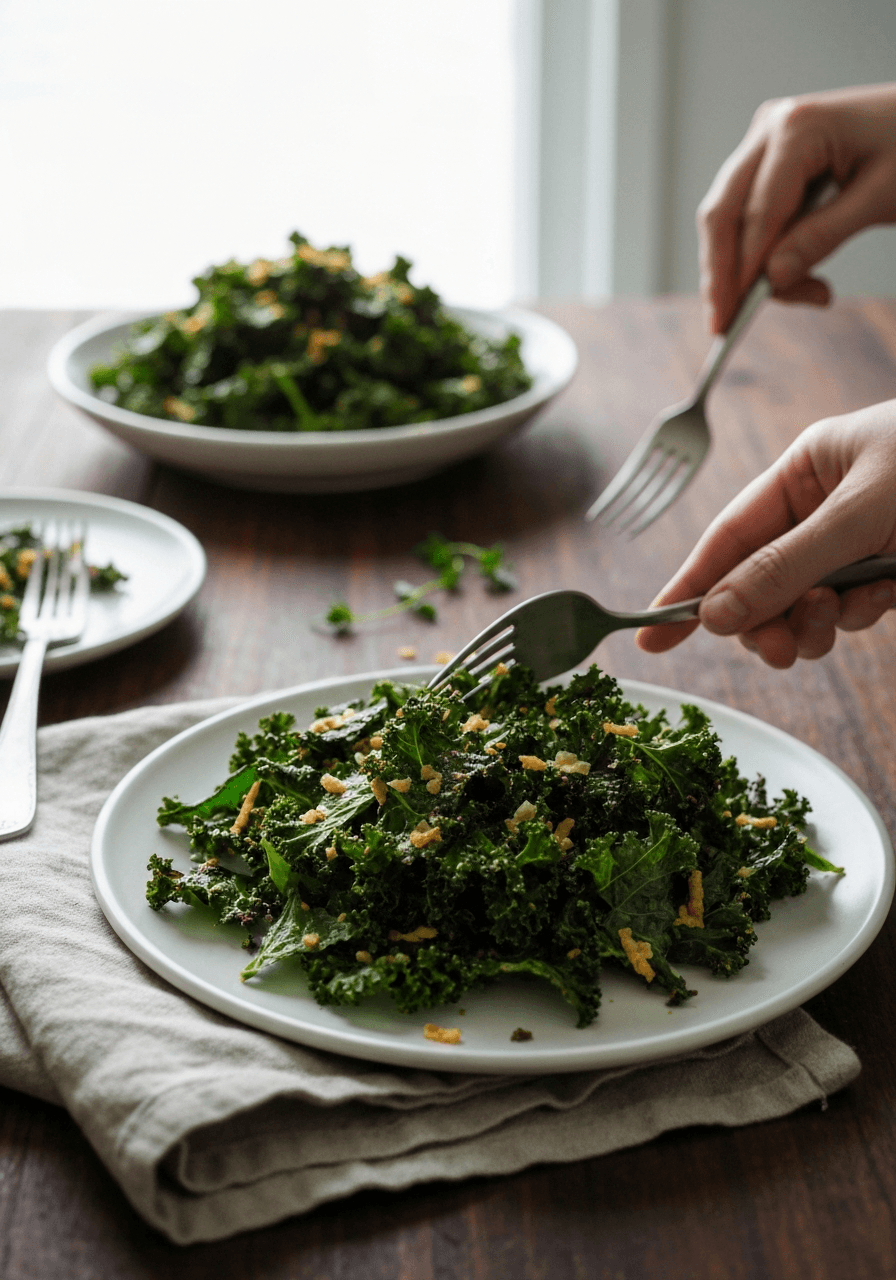 Kale Chips — Crispy Not Bitter