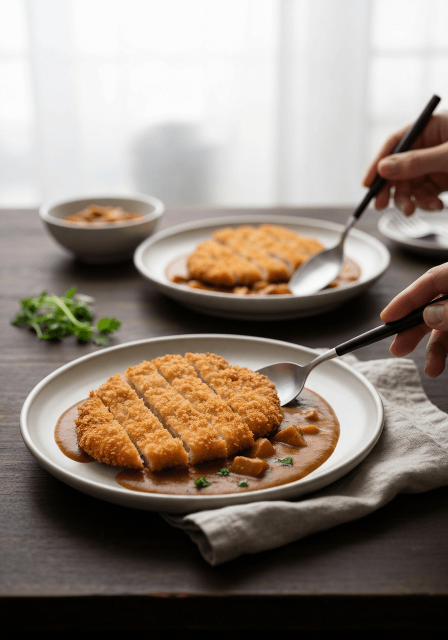 Experience the ultimate Japanese comfort food: crispy katsu cutlets swimming in a rich, savory curry sauce. A perfect blend of textures and flavors that will transpo...