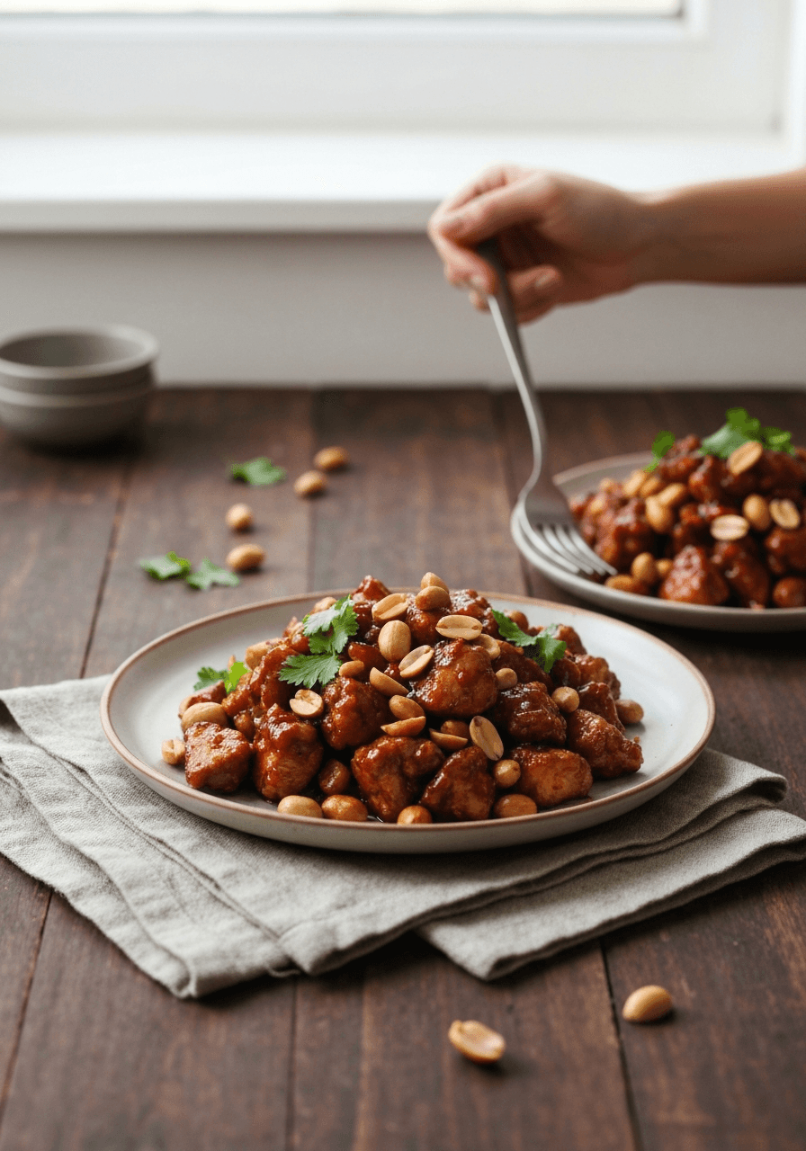 Experience the authentic flavors of Sichuan with this classic Kung Pao Chicken recipe. Velvety chicken, crispy peanuts, and a numbing spice create an unforgettable...