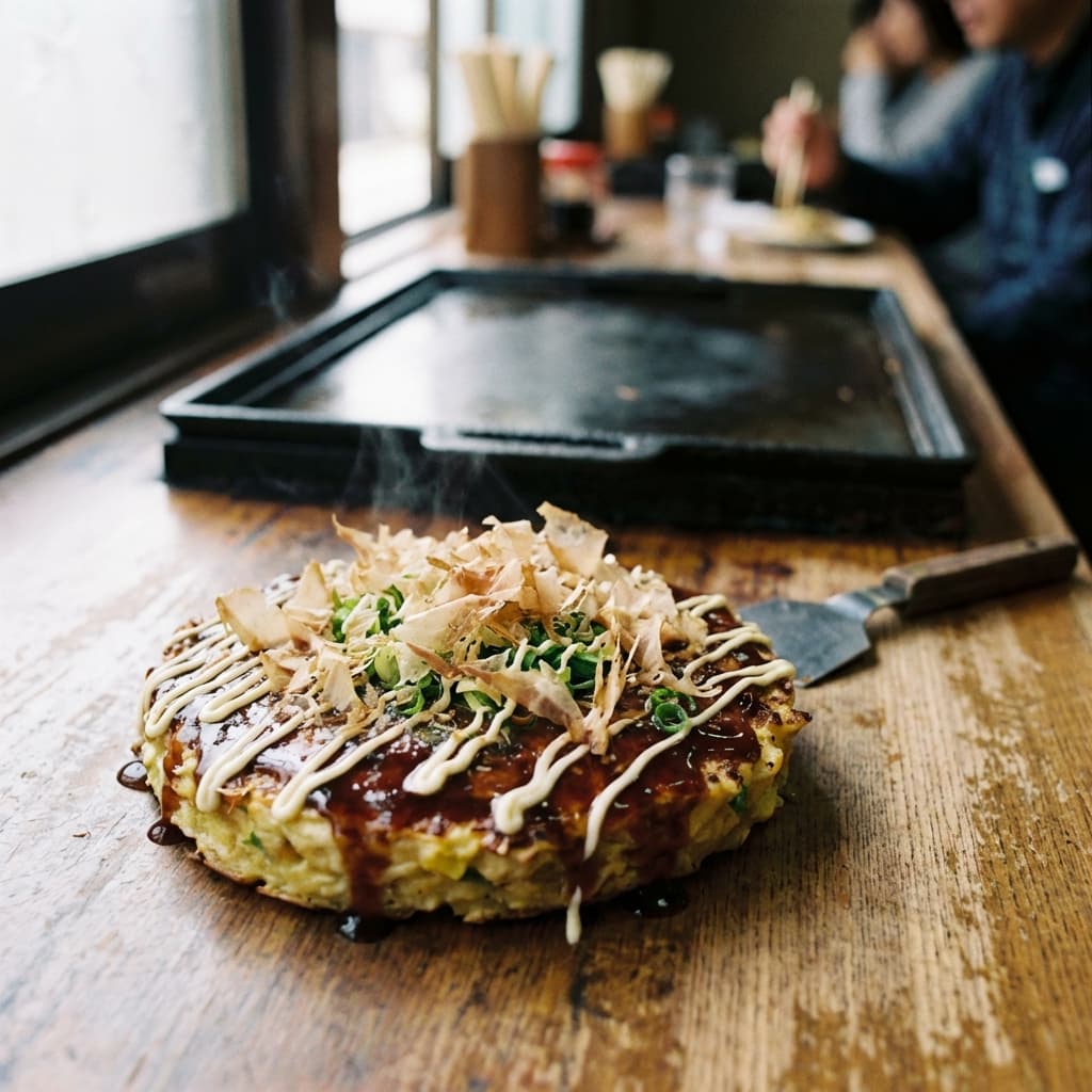 Okonomiyaki (Cabbage Pancake)