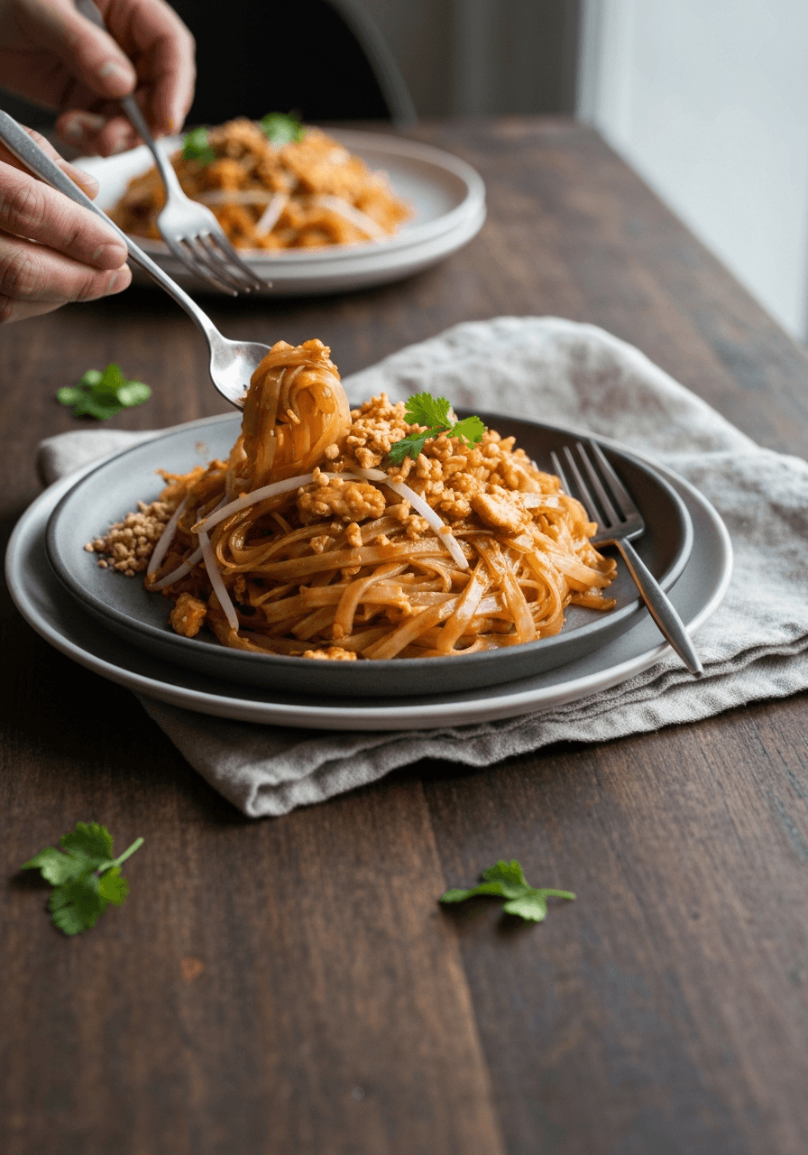 Experience the authentic flavors of Thai street food with this easy Pad See Ew recipe. Perfectly charred noodles and a balanced sweet and savory sauce create a symphon...