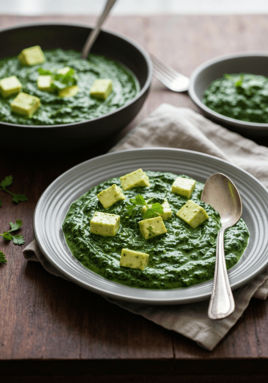 Experience the authentic flavors of North India with this creamy and vibrant Palak Paneer. The secret to the perfect green hue is revealed in this easy-to-follow recipe.