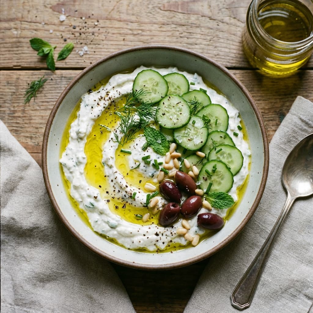 Skyr Lemon Cucumber Bowl (Savory, Not Sweet)