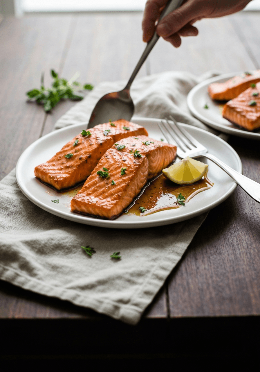 Teriyaki Salmon — Glazed: Sweet, savory, and irresistibly glazed, this teriyaki salmon is a weeknight showstopper. The secret? Glazing at the end for perfect caramelization.